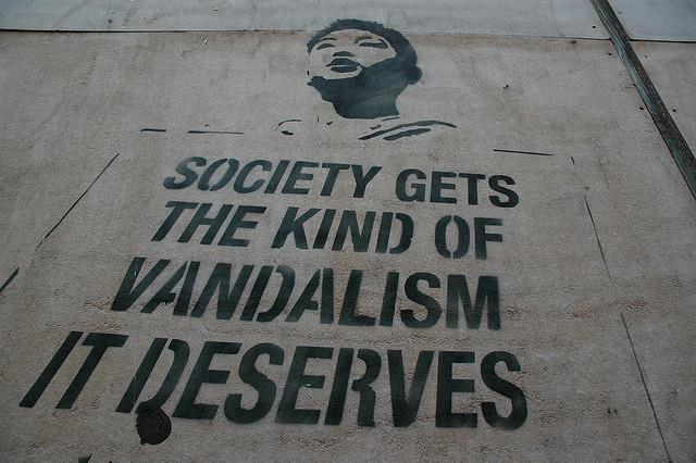 Got society. Vandalism what is it.